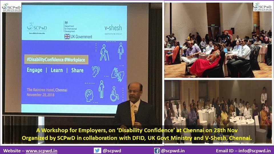 Disability Confidence Workshop - Chennai - Nov'18